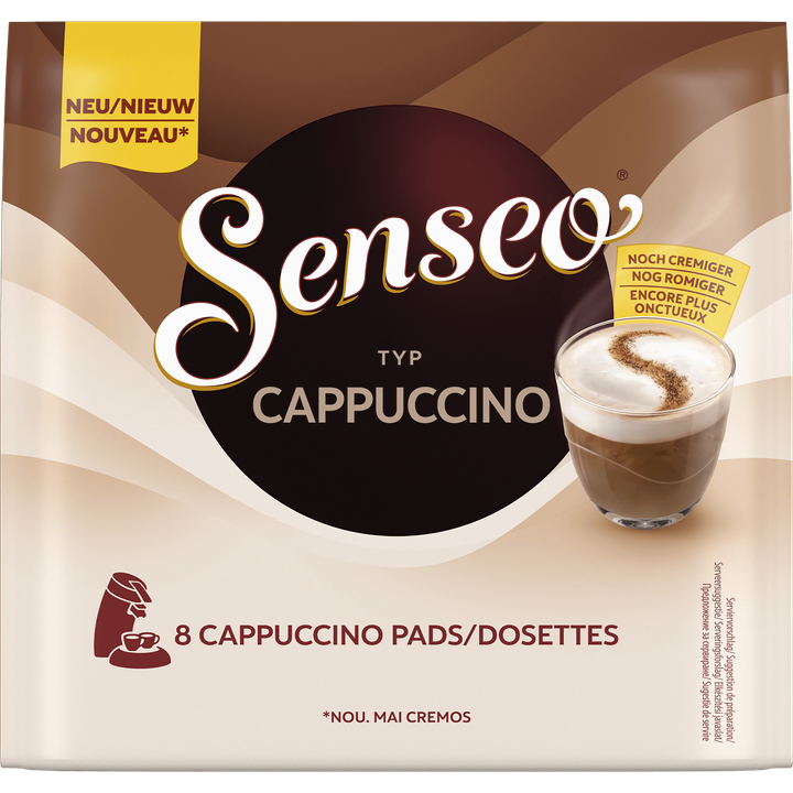 Senseo Cappuccino Koffiepads 8 Stuks 92 g