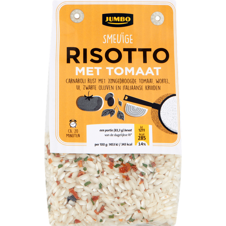 Smeuïge Risotto met Tomaat