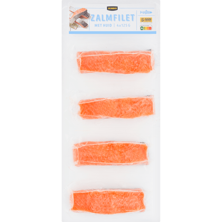 Zalmfilet met Huid
