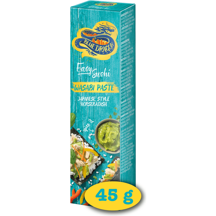 Blue Dragon Easy Sushi Wasabi Paste Japanese Style Horseradish 45 g