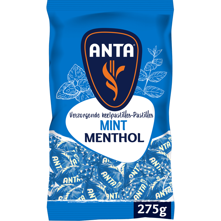 Anta Flu Verzorgende Keelpastilles Mint Menthol 275 g