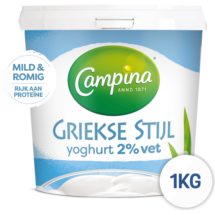 Campina Griekse Stijl Yoghurt 2% Vet 1 kg