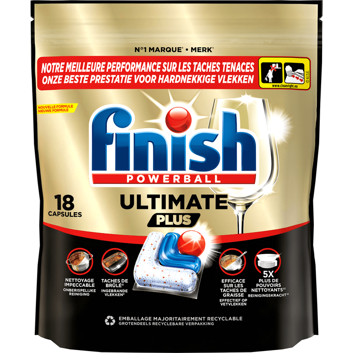 Finish Ultimate Plus Regular 18 Stuks