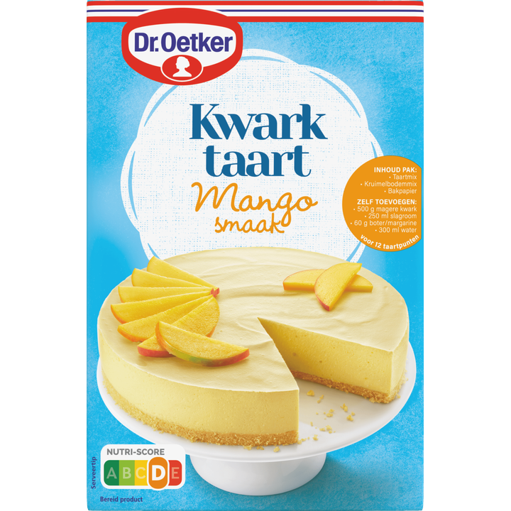 Dr. Oetker Kwarktaart Mangosmaak Bakmix 440 g