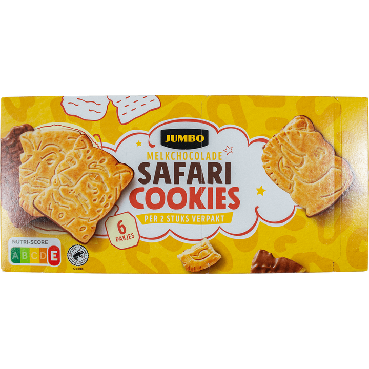 Safarikoekjes met Melkchocolade