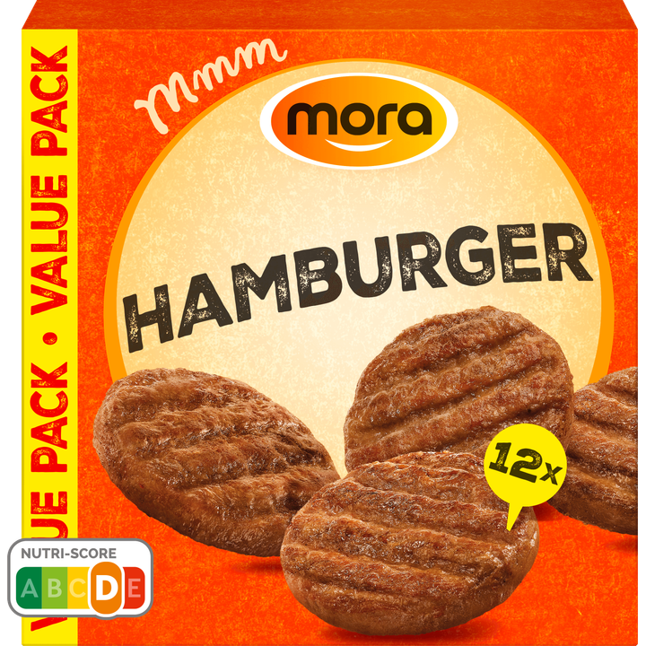 Mora Classics Hamburgers 12 x 80 g