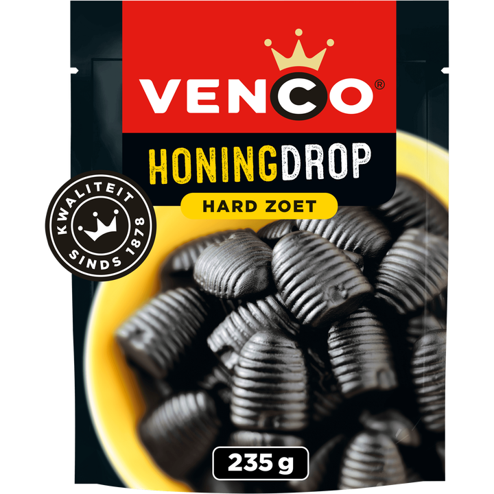 Venco Honingdrop Hard Zoet 235g