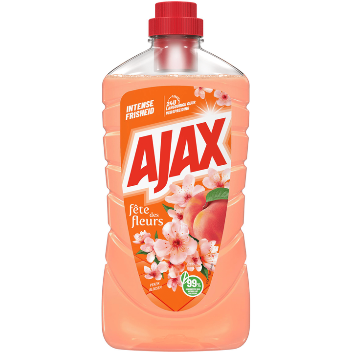 Ajax Allesreiniger Fet De Fleur Peach 1000 ML