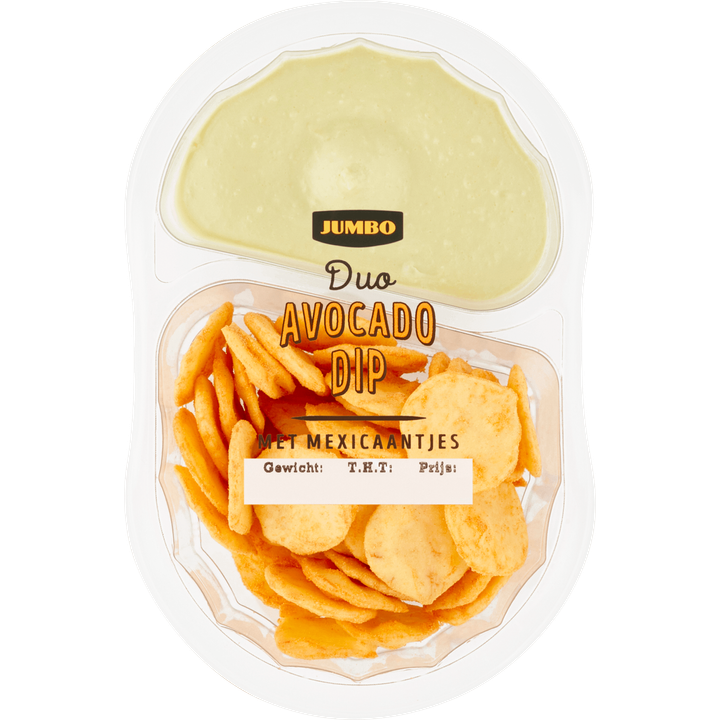 Duo Avocado Dip met Mexicaantjes