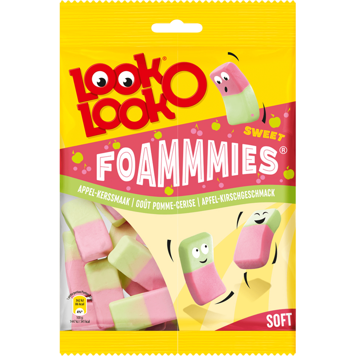 Look-O-Look Foammmies Appel-Kers 180g