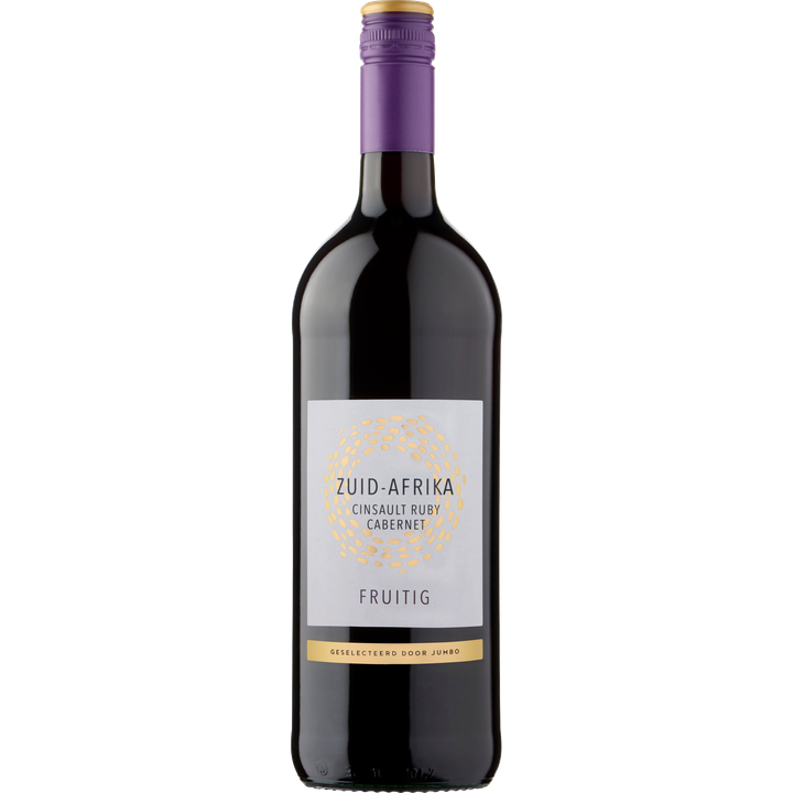 Huiswijn - Fruitig - Zuid-Afrika - Cinsault - Ruby Cabernet - 1L
