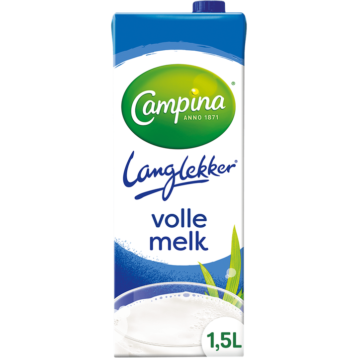 Campina Langlekker Volle Melk Voordeelpak 1,5 L
