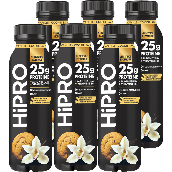 HiPRO Protein Drink Vanille Cookies 6 x 300 ml