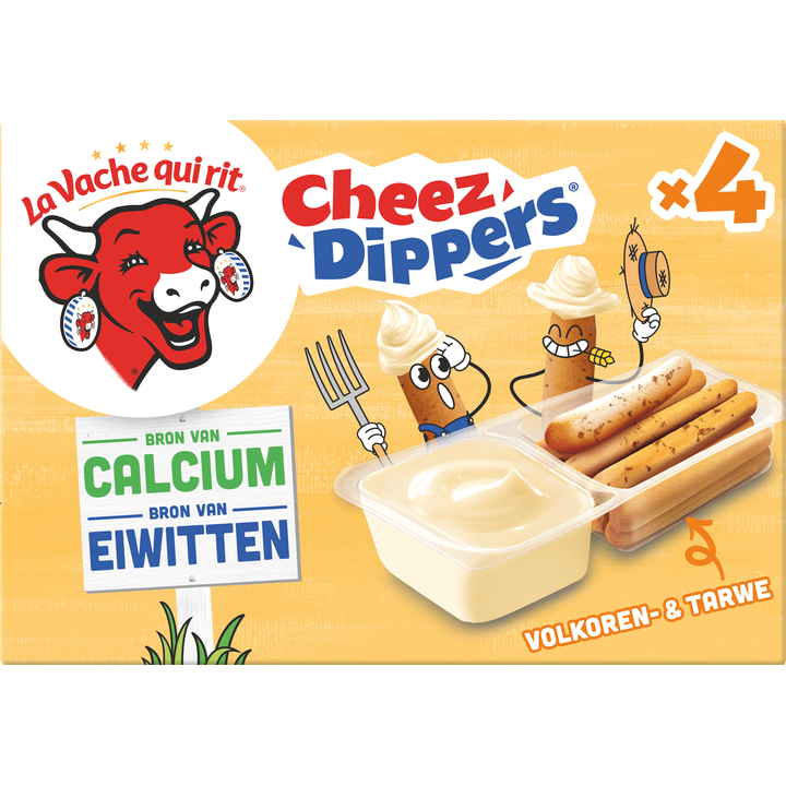 La Vache Qui Rit LVQR Cheez Dippers Licht Volkoren 140G