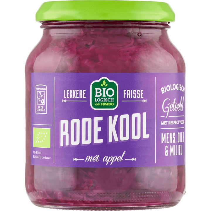 Biologisch Rode Kool met Appel