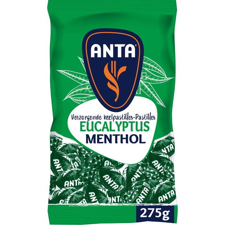 Anta Flu Anta verzorgende keelpastilles Eucalyptus Menthol 275 g