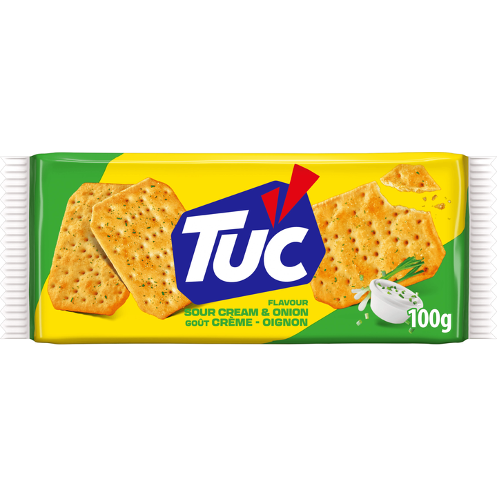LU TUC TUC Crackers Sour Cream & Onion 100g