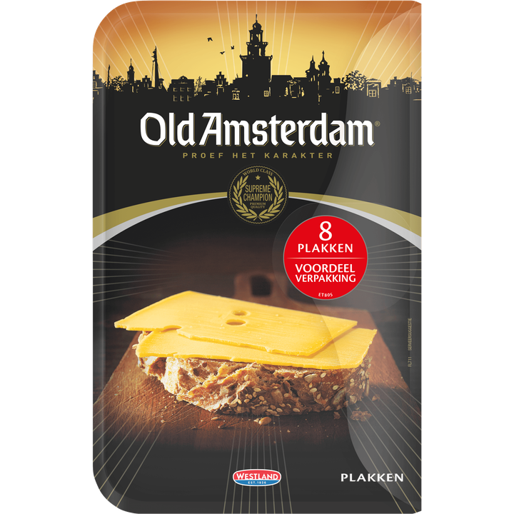 Old Amsterdam Kaas Voordeelverpakking 8 Plakken 200 g