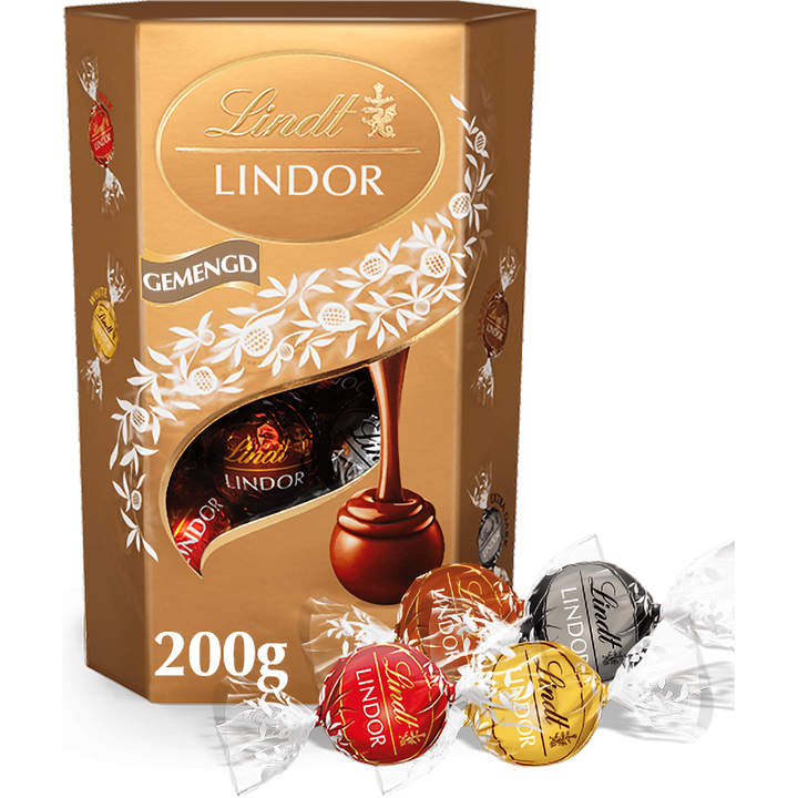 Lindt LINDOR Gemengde Chocolade Bonbons 200 gram