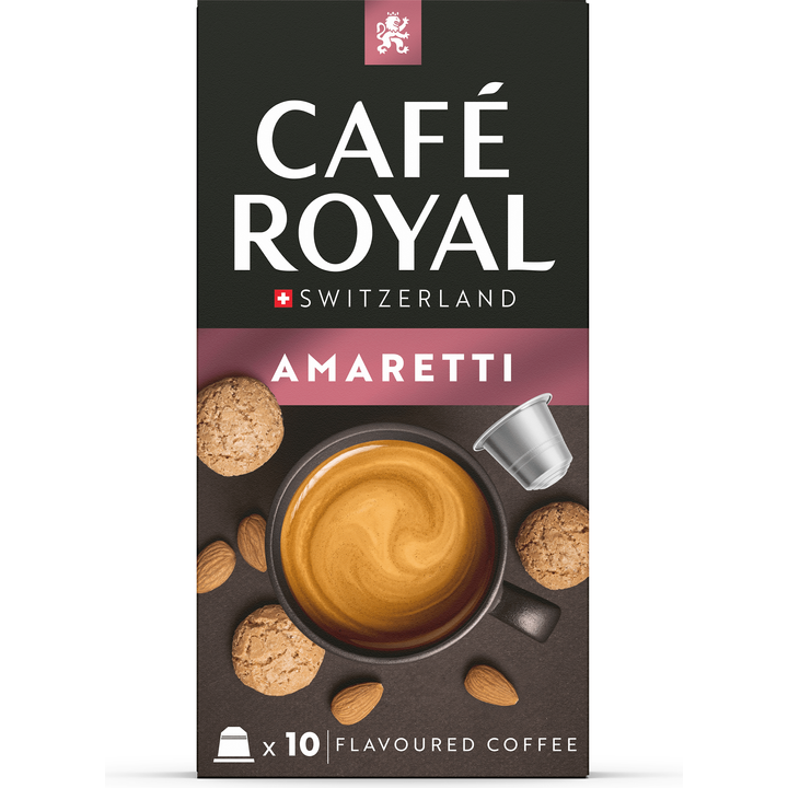 Café Royal Amaretti Flavoured Coffee 10 Capsules 50 g