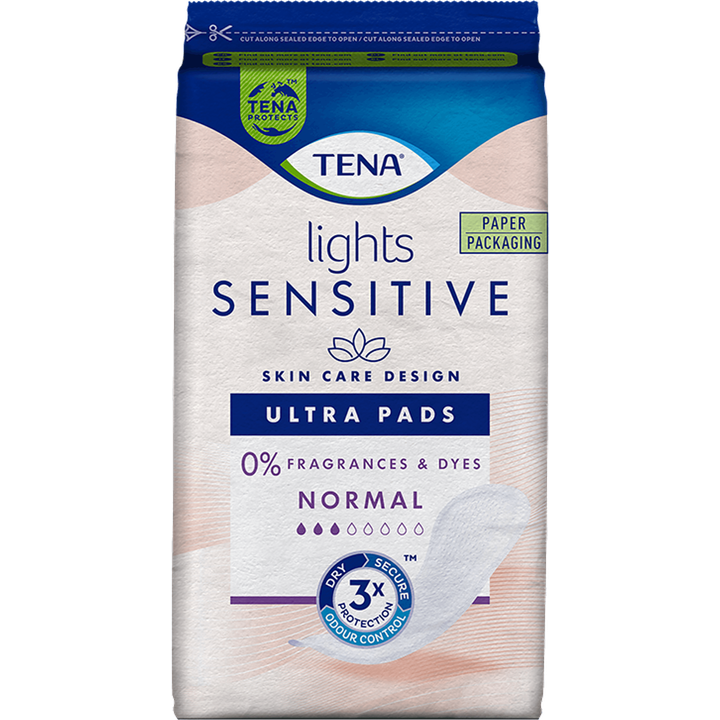 Tena lady Tena Lights Sensitive Inlegkruisjes Normal 24 Stuks