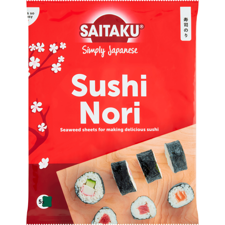 Nori’s Golden Diamond Yaki Sushi Nori Geroosterde Zeewier 5 Vellen 13g