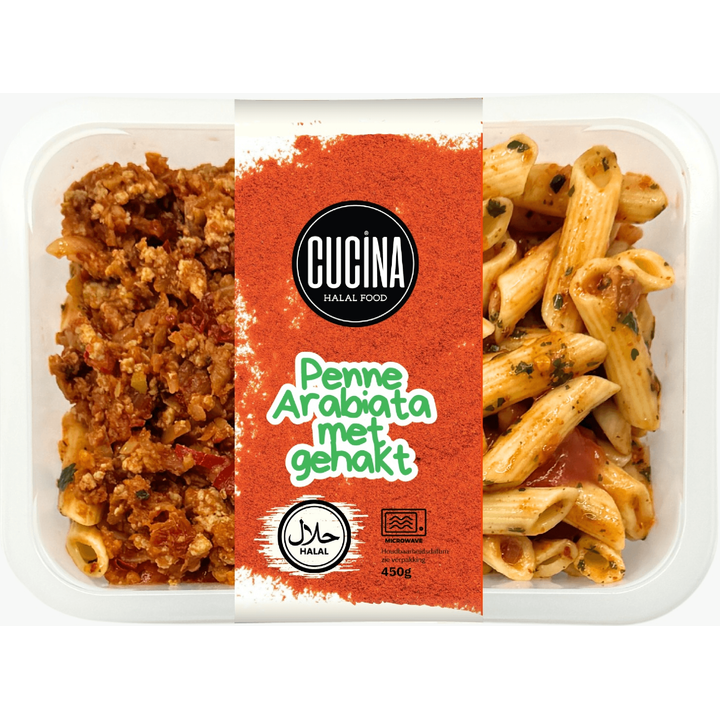 Pasta Arabiata met Gehakt