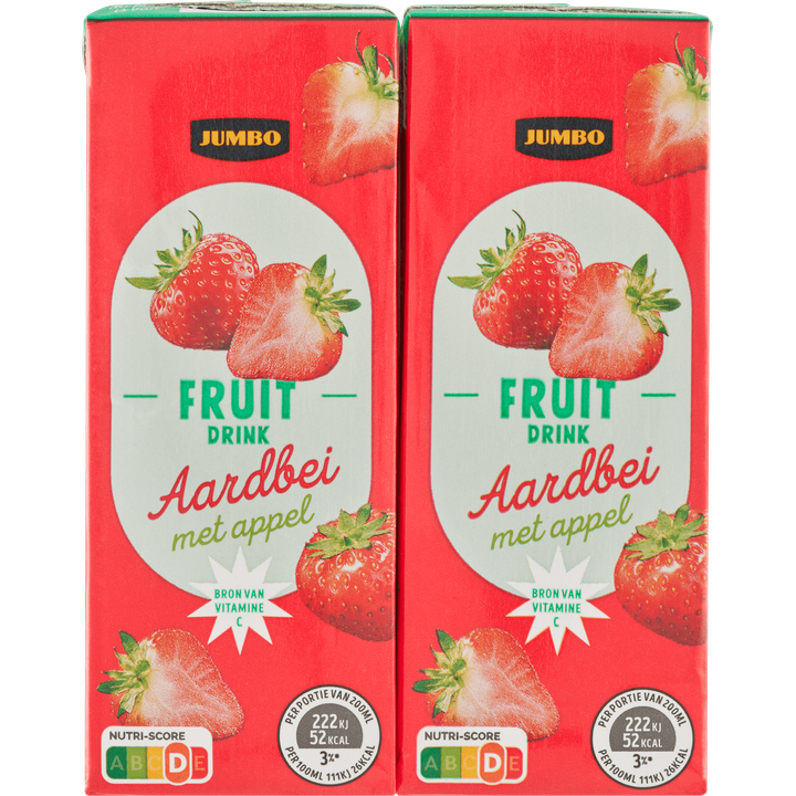 Fruit Drink Aardbei met Appel