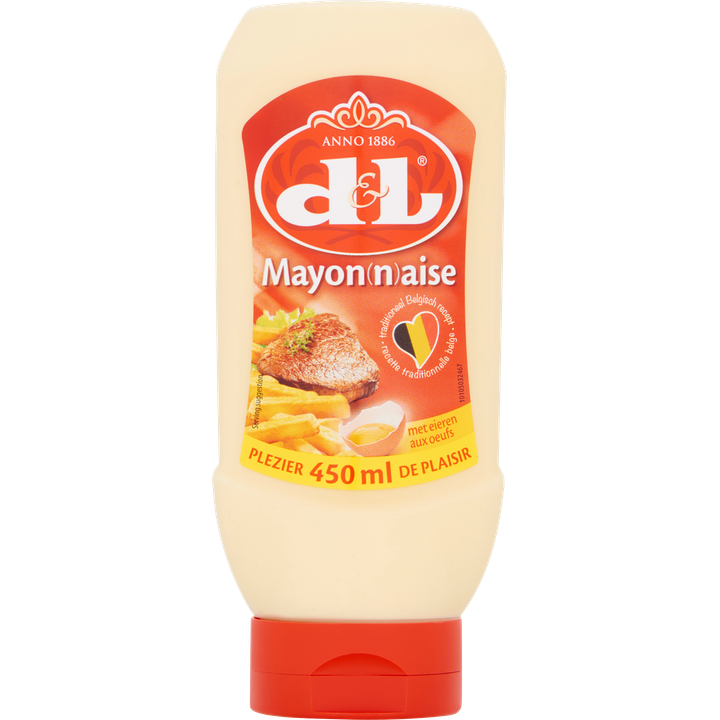 D&L Mayonaise met Eieren Knijpfles 450 ml