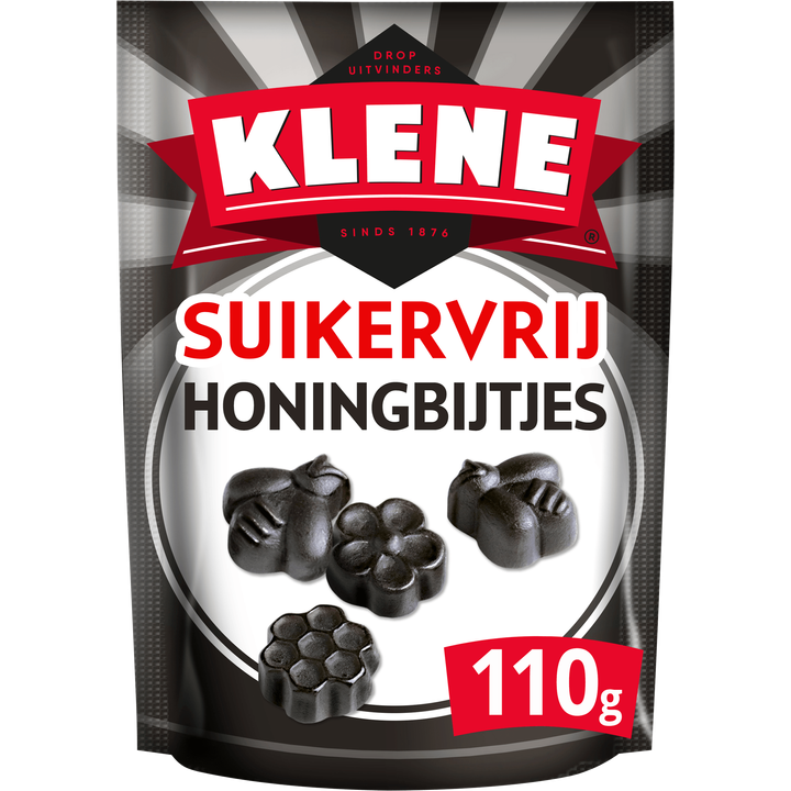 Klene Drop Honingbijtjes Suikervrij 110g