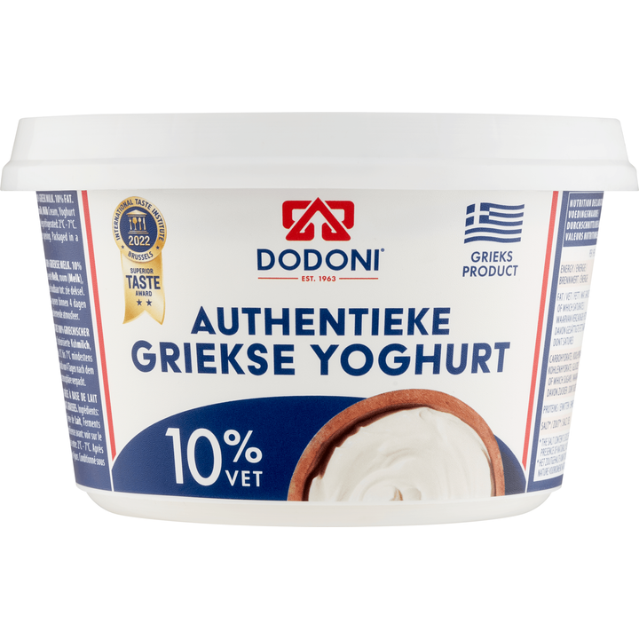 Dodoni Authentieke Griekse Yoghurt 10% Vet 500 g