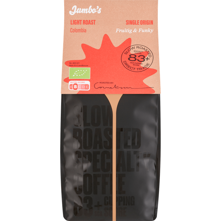 Jumbo's Bio Koffiebonen Light Roast Colombia Fruitig & Funky 500 g