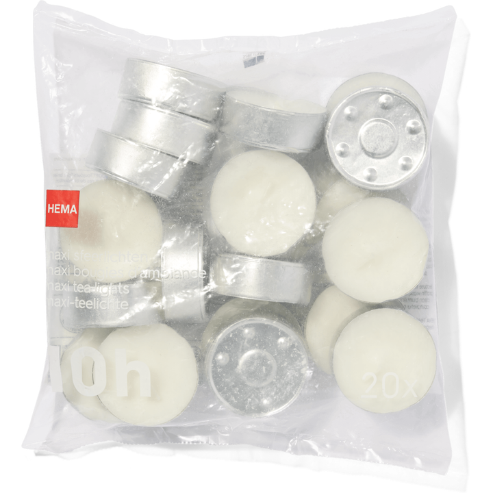 Waxine Sfeerlichten Maxi 20 Stuks
