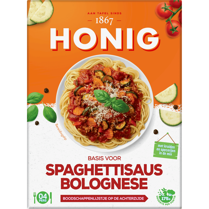 Honig Maaltijdmix voor Spaghettisaus Bolognese 41 g