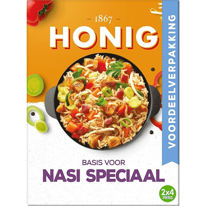 Honig Maaltijdmix voor Nasi Speciaal Dubbelpak 2 x 39 g