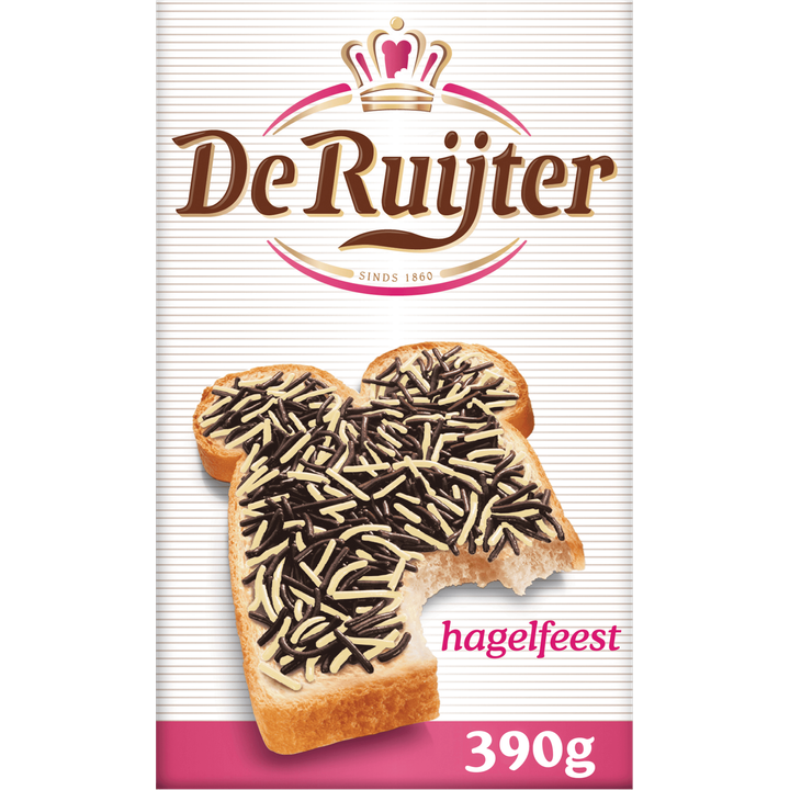 De Ruijter Hagelslag Mix Puur en Vanille 390 g