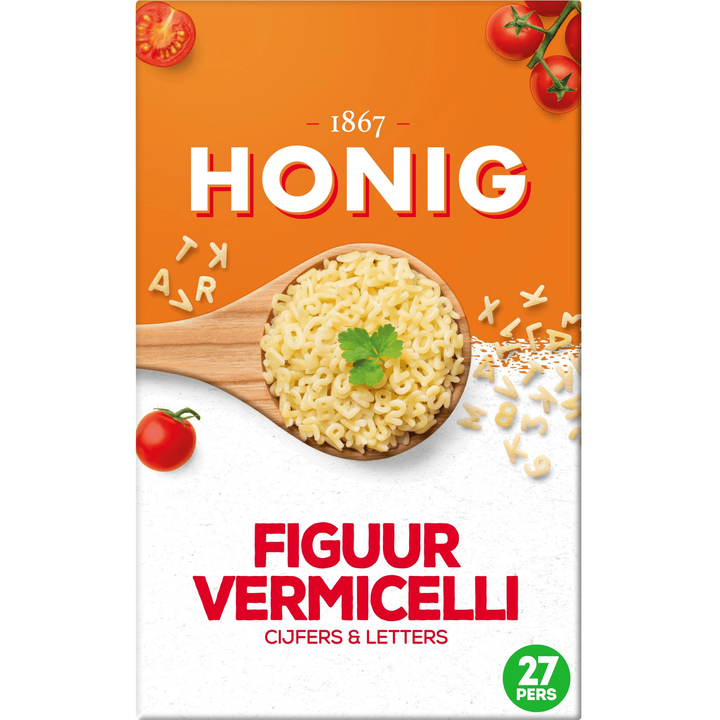 Honig Figuurvermicelli Cijfers en Letters 275 g