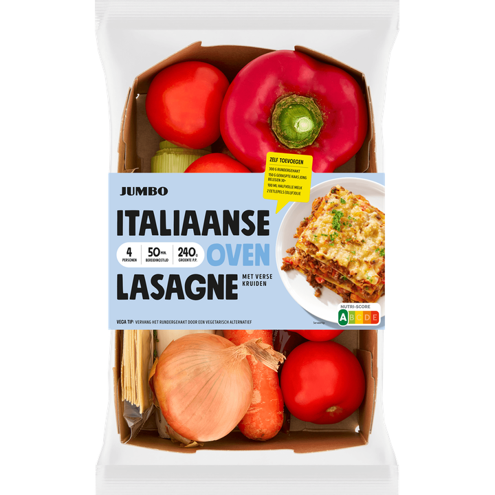 Italiaanse Lasagne Verspakket 4 Personen