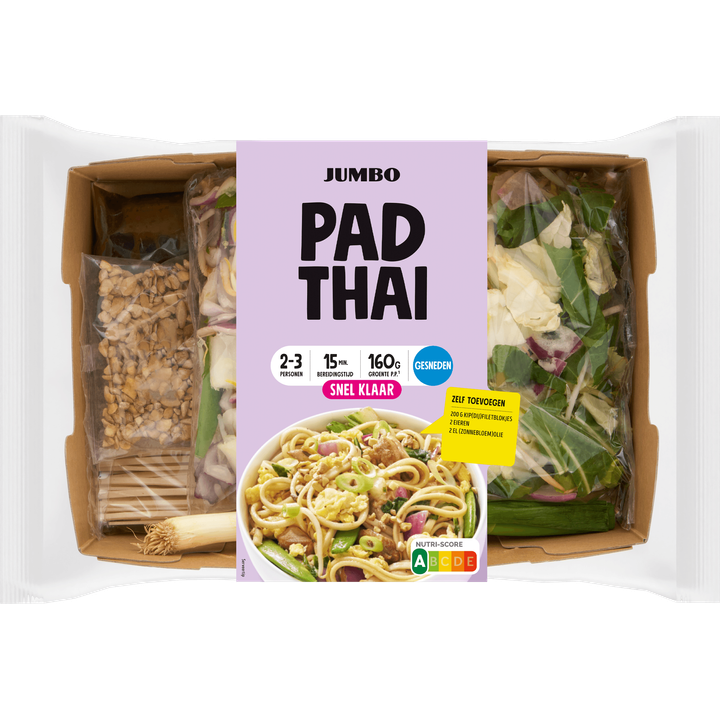 Pad Thai Gesneden Verspakket 2-3 Personen