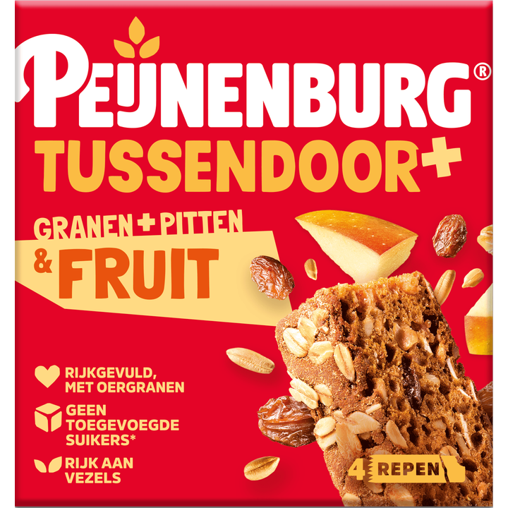 Ontbijtkoekrepen Met Dedroogd Fruit 147g