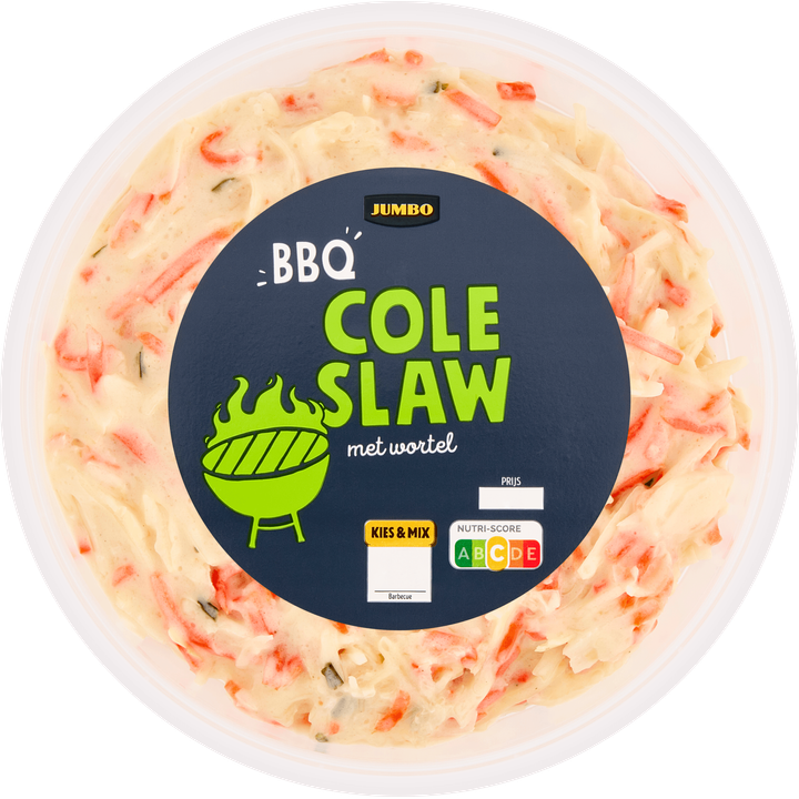 BBQ Cole Slaw met Wortel