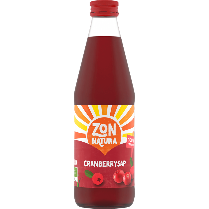 Zonnatura Biologische Cranberrysap 330 ml