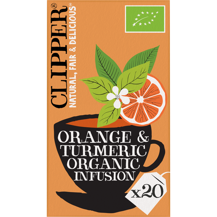 Clipper Orange & Turmeric Organic Infusion 20 Stuks 40 g