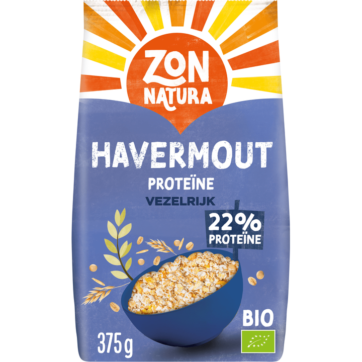 Zonnatura Bio Havermout Proteïne 375 g