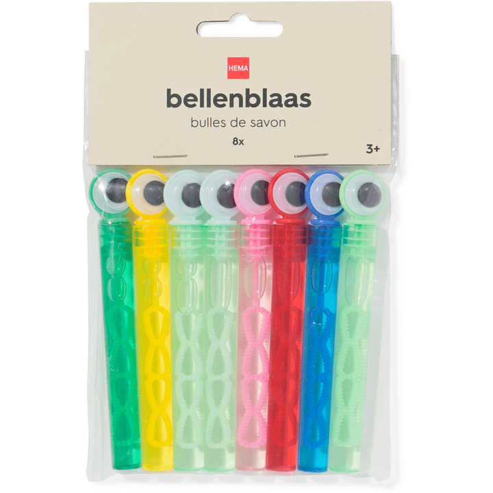 Uitdeel Bellenblaas Monster 8 Stuks