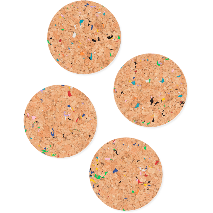 Onderzetters Kurk Terrazzo 4 Stuks