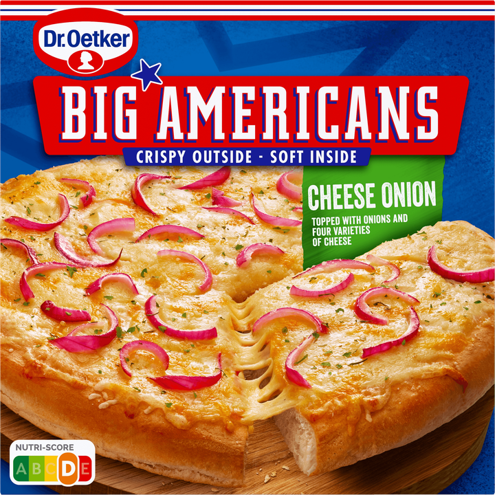 Dr. Oetker Big Americans Pizza Cheese Onion 385 g