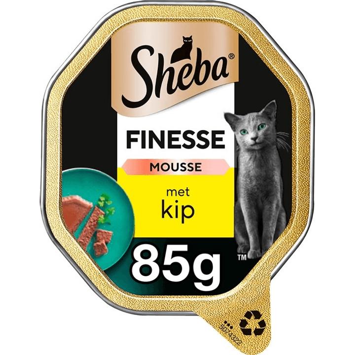 Sheba Finesse Mousse met Kip 85 g