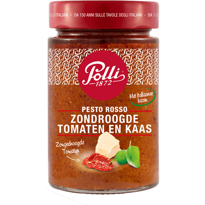 Pesto Rosso Zondroogde Tomaten en Kaas