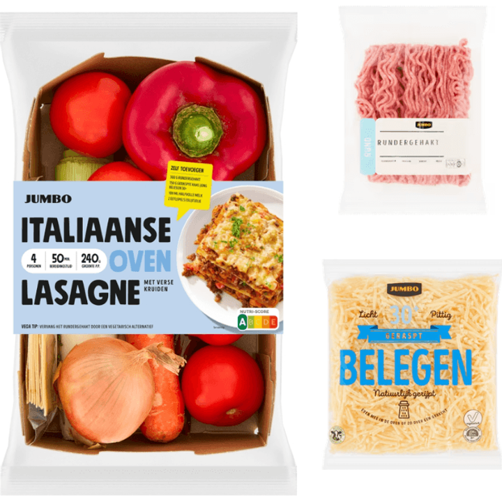 Verspakket Italiaanse Lasagne 4 Personen